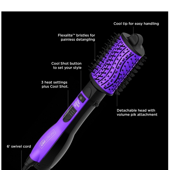 Conair Knot Doctor Detangling Hot Brush - Picture 7 of 7
